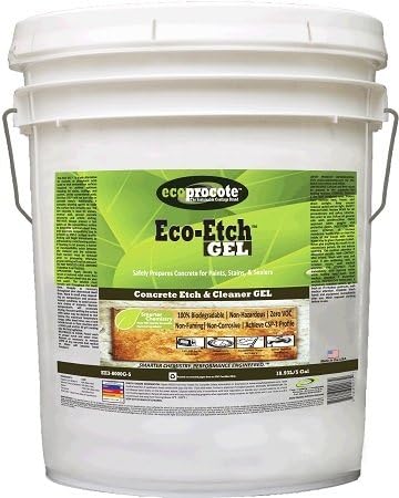 Eco-Etch GEL EE3-8000G-5 Concrete Etcher & Cleaner, 5 Gal