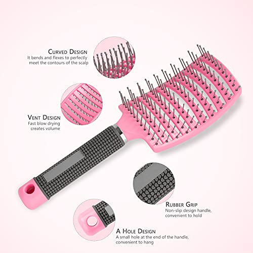 Detangling Brush Wet Brush Curly Hair Brush Scalp Massager Shampoo