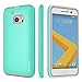 HTC 10 Case, Vakoo [Heavy Duty][ Drop Protection] Dual Layer TPU and PC Back Cell Phone Case for HTC 10 Smartphone (Mint Green)