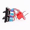 Iztoss-Marine-Electric-Blue-LED-Toggle-Switch-Panel-5-Gang-with-Power-Socket-Panel-12V