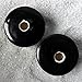 Pair - Mystic Jade Glass Essential Oil Ear Plugs Organic Handmade Ceramic double-flared body jewelry