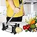 Reliatronic French Fry Cutter, Stainless Steel Potato Cutter, Easy to Clean Vegetable Cutter with 2 Size Durable Blades Perfect for Potato, Onions, Carrots, Cucumbers