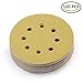 LotFancy 100 PCS 150 Grit Sandpaper, 5 Inch 8 Hole Sanding Disc Aluminum Oxide, Orbital Sander Sandpaper for Stripping Paint, Sand Paper for Wood, Plastic, Rust Removal, Random Orbital Sander Pads