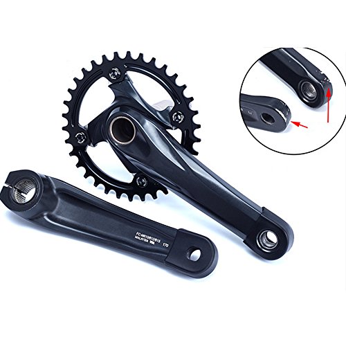 NICEDACK Bicycle Crankset Protective Cover, 2 PCS Sleeve Protector Mountain Road Bike Arm Boots Fixed Gear Bicycle Crank Protective Cover (black)