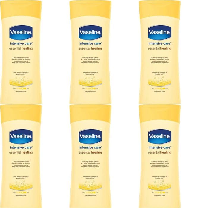 Vaseline Intensive Care Essential Healing Lotion, 400 ml, Pack of 6