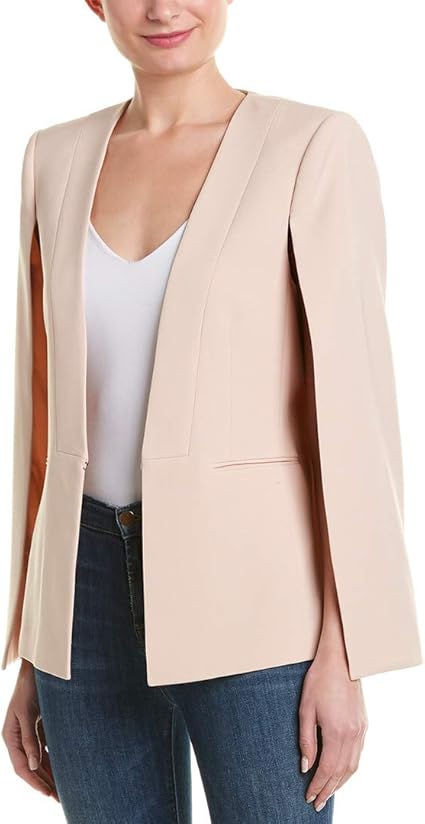 bcbg short cape jacket