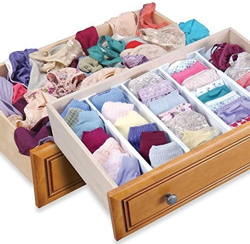 2-pack Spring Loaded Expandable Drawer Divider by Dream Drawe