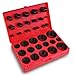 XtremepowerUS 407-Piece Rubber O-Ring Assortment Kit - 32 SAE Sizes