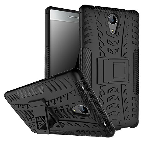 Lenovo Phab 2 Case, Starhemei Slim Hard PC Armor Hybrid Bumper TPU Soft Drop Protection Defender Case Cover For Lenovo Phab 2 (Armor-Black)