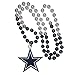 NFL Siskiyou Sports Womens Dallas Cowboys Mardi Gras Bead Necklace 36 inch Team Color