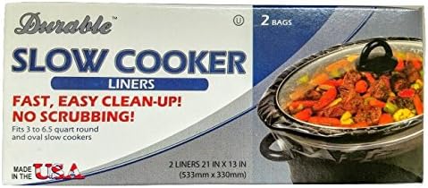 6 Crock Pot Liners (2 per box - 3 boxes) Slow Cooker Liners - KOSHER (OU) Certified and Made in the USA, Absolutely ZERO BPA - Order 2 or more for 5% discount!