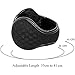 Lacoss Ear Warmers for Men and Women Winter Ear Muffs Foldable Outdoor Earmuffs Unisex (Black)