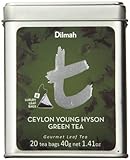Dilmah Tea, Ceylon Young Hyson Green Tea, 20 Count Luxury Leaf Teabags