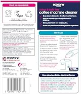 Ecozone Coffee Machine Cleaner and Descaler 500 ml - 5 Applications view 2