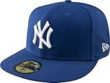 MLB New York Yankees Light Royal with White 59FIFTY Fitted Cap, 7 1/8