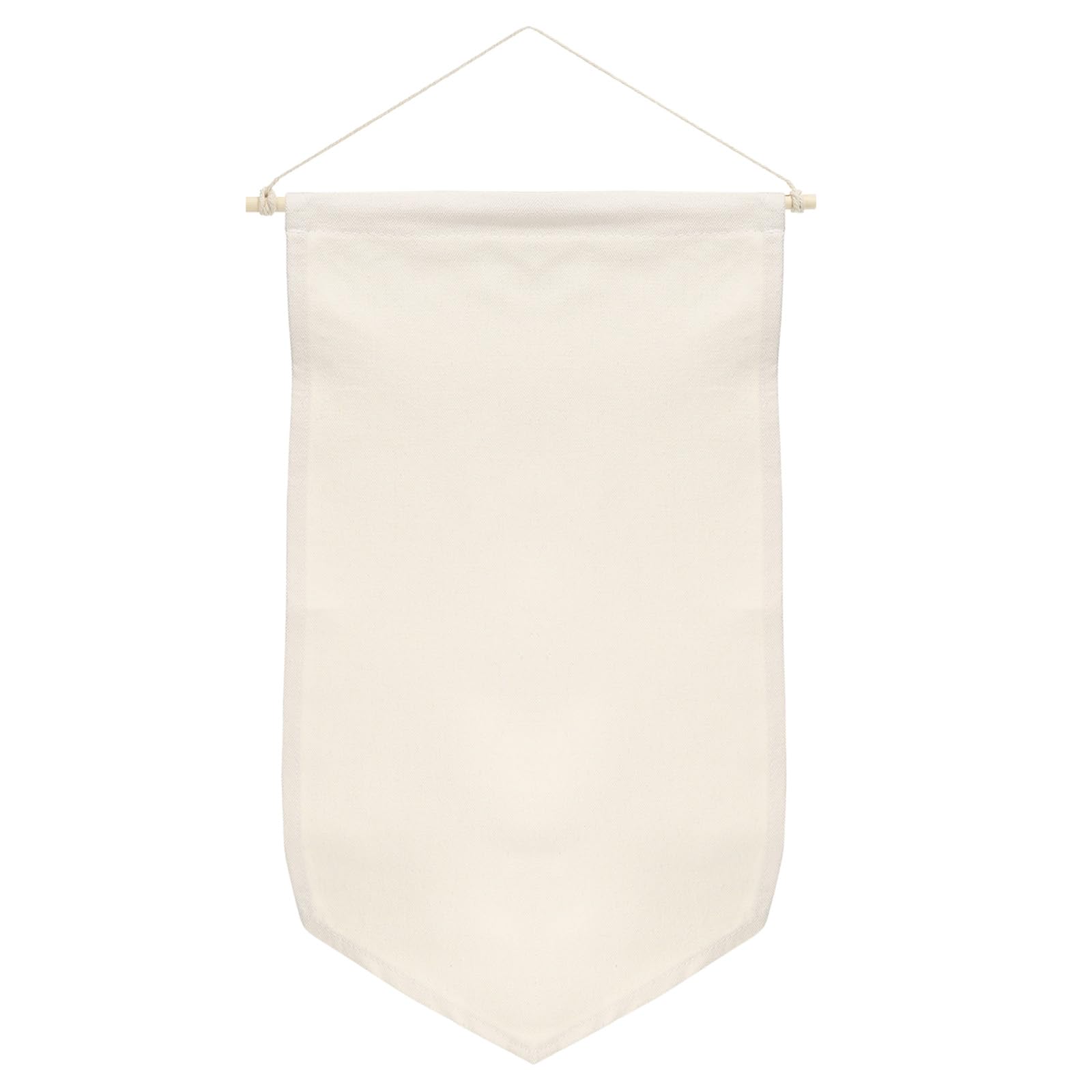 PATIKIL Enamel Pin Display Banner, 17" Length Canvas Blank Holder Board Wall Hanging for Trading Badge Flag Collection Organizer Book Collector Case Pennant Felt Bag Box, Beige