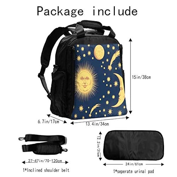 Iubbki Sac A Couches Sac A Dos Personnalise Tissu Texture Bebe Sac A Couches Fourre Tout