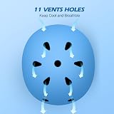 Lyefancy Kids Bike Helmet Toddler Adjustable for Cycling Scooter Skating Blue S view 4