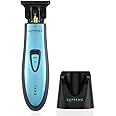 Supreme Trimmer DLC T Shaper| Professional Barber Trimmer Hair Clippers for Men (120 Min Run Time) Cordless Hair Trimmer Zero Gapped Liner Beard Trimmer | ST5215 Light Blue