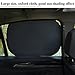 BURRANTON 4PCS Car Window Shade -Protect Yourself and Your Kids, Pets from Sun Glare - Blocks over 99% of Harmful UV Rays - 2 Size(20