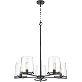 Z-Lite 3032-5MB Callista Chandelier, 5-Light 300 Total Watts, Matte Black