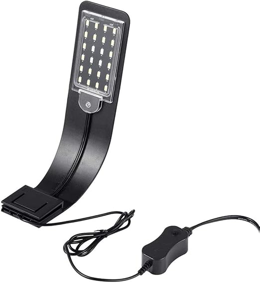 Amazon Ledgle Ledアクアリウムライト 水槽 ライト 小型水槽ランプ 10w 長寿命 省エネ 水槽照明 観賞魚 熱帯魚 水草育成 24led 白4青 30 60cm 水槽対応 ブラック Ledgle ライト 照明 通販