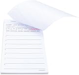 DGBDPACK Guest Check Pads EP-3616WP-1 10 Pads 500 Sheets White Waitress Server view 4