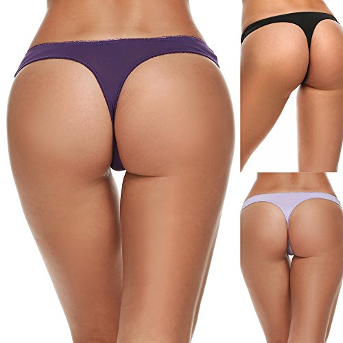 Ekouaer women s underwear comfort bikini panty brief - 3 pack pur…
