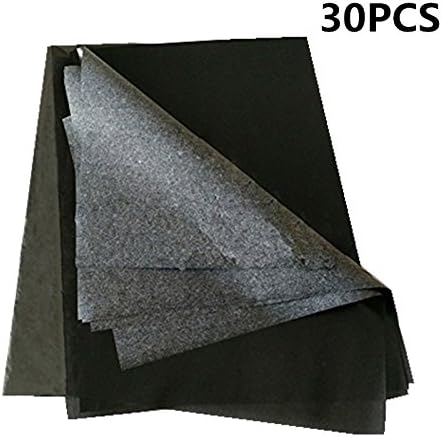Carbon Transfer Paper Tracing Woodworking Canvas Paper 30 Sheets 9"x13"
