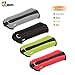 JBM Ankle Weights Wrist Leg Weights Sand Filling 2lb 4lb 6lb (1 Pair) Adjustable Straps for Walking Jogging Gym Fitness Exercise Gymnastics Aerobics 4 Colours