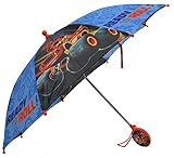 Nickelodeon Little Boys Blaze Character Rainwear Umbrella, Black/Blue, Age 3-7