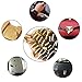 Nickel Plated Tip Screws Pointed Cross Slot Leather Accessories for Belt Buckle Wallet Handbag Purse Includes Screwdriver (Silver)