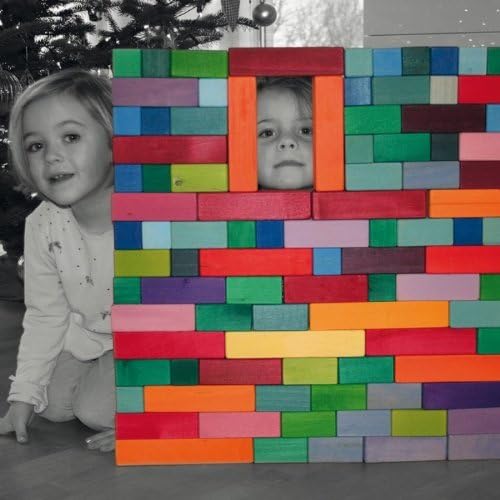 grimm's stepped pyramid of wooden building blocks