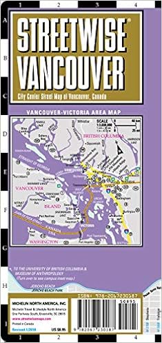 Streetwise Vancouver Map Michelin 9782067230187 Books Amazon Ca