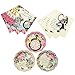 Talking Tables Alice In Wonderland Bundle for Parties/Weddings | Designer Mad Hatter Tea Party Plates & Alice Luncheon and Cocktail Napkins
