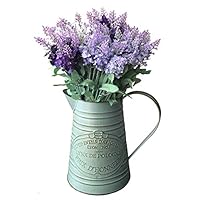 VANCORE Rustic Style Shabby Chic Large Metal Vase Pitcher