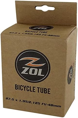 Zol Mountain Bike Bicycle Inner Tube 27.5" x1.95/2.125 Presta Valve48mm