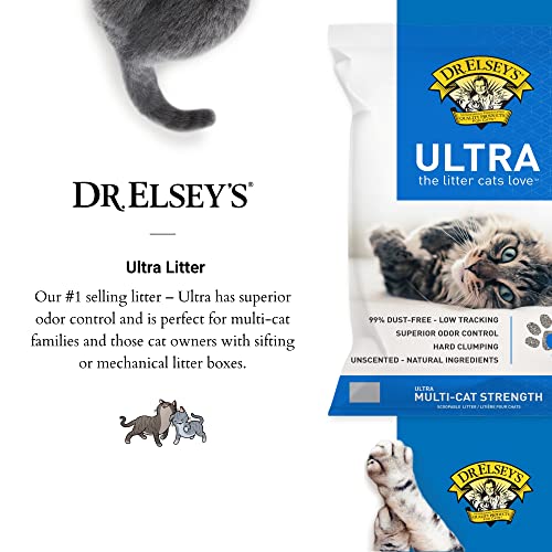 Dr. Elsey’s Premium Clumping Cat Litter Ultra 99.9 DustFree, Low