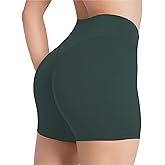 Sunzel No Front Seam High Waist Gym Shorts for Women, Squat Proof Biker Shorts with Tummy Control for Yoga Workout Running