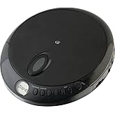 GPX GPXPC301B Portable CD Player with Stereo Earbuds and Anti-Skip Protection