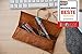 Gusti Carrier Bag Case Leather - Felix Pen Folder Feather Bag Sloppy Roll Pen Case Vintage Brown Leather