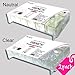 beYou 2PACK Natutal/Clear French 500 Artificial Fake Nails (Total 1000 Tips) 10Sizes With Clear Plastic Cases For Nail Salon Nail Shop (French)