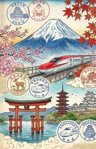 Eki Stamp Book 駅 ス タ ン プ: for collecting Japan Rail Train