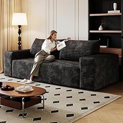 63" Cloud Loveseat Boneless Sofa Couch in a Box, No