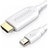 Fosmon (6FT) Mini DisplayPort (MiniDP/mDP/ThunderBolt Port Compatible) to HDMI Adapter Cable for Apple MacBook, MacBook Pro, MacBook Air, iMac