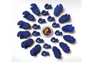 Original Bow Buddy Bright Blue Things 4 Strings Bow Hold Buddies Studio Kit of Violin/Viola Teaching Aid Accessories