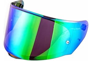 LS2 Helmets Stream II Pinlock Ready Outer Shield (Green Iridium)