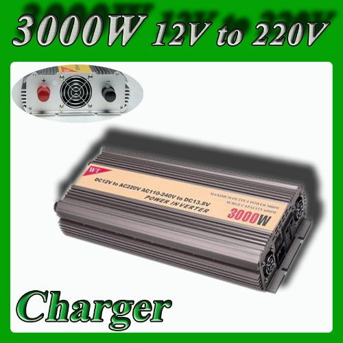 Meind power inverter 3000 Watt peak 6000 watt DC 12 Volt to AC 220 Volt 230V converter Peak 6000Watt with battery charge function AC 220V to DC 12V inverters