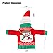 Konsait Ugly Sweater Christmas Party Kit, Knitted Christmas Wine Bottle Cover&Toppers for Beer Water Bottles Ornament for Xmas Christmas Party Favors Supplies Table Decoration Decor (4pack)