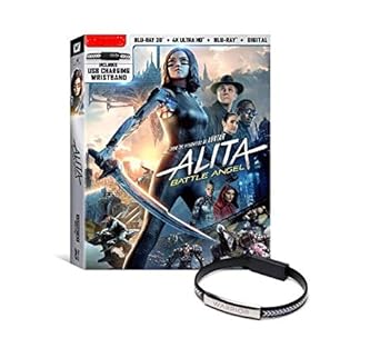 Amazon Com Alita Battle Angel Limited Edition Includes Alita Usb Wristband Blu Ray 3d 4k Ultra Hd Blu Ray Digital Code Movies Tv